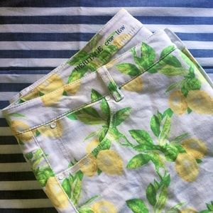 Talbots Lemon Crop Pants